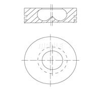 MAHLE 081 PI 00123 000 Piston
