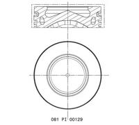 MAHLE 081 PI 00129 000 Piston