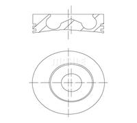 PISTON 100 01 00 FOR TAD620VE 5.7L 6cyl