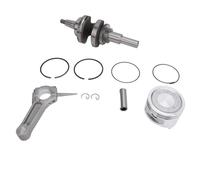 Engine Piston Connecting Rod Kit Metal Crankshaft Piston Pins Rods Set High Performance for GX390 13 Engine