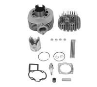 Engine Piston Cylinder Gasket Top End Kit, Cylinder Piston Gasket Kit 50mm Cylinder Piston Head Gasket Ring Top End Kit 11210 40B01 for Suzuki Quadsport LT 80 LT80 1987-2006
