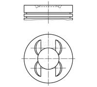 MAHLE 028 PI 00153 000 Piston