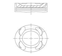 MAHLE 081 PI 00126 000 Piston