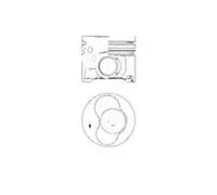 Piston 68.75mm Length For VW Multivan Touareg Transporter KOLBENSCHMIDT 41092600