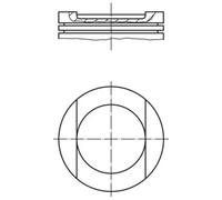PISTON 028 PI 00144 000 FOR CCSA/CMXA 1.6L 4cyl