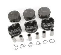 Engine Pistons Rings Set +0.5MM 11257506222 11257506252 Compatible For BMW 330i 530i X3 X5 E46 E36 E39 M54 3.0 Engines Pistons Rings Parts