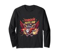 Engine Power Rebel Mechanical Racing Performance Artwork Long Sleeve T-Shirt