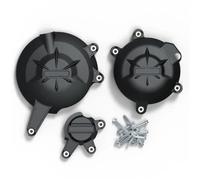 Engine Protector For Kawasaki ER6N ER6F 2006-2016 | Motorcycle Engine Cover Protector Alternator Clutch Protection Stator Guard Decorative Exterior Cover(Black)