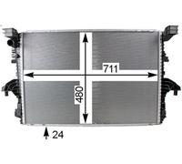 Engine radiato MAHLE CR 805 000P for MULTIVAN T6 2 2015-2019
