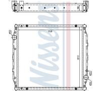 NISSENS 62876A Engine radiator