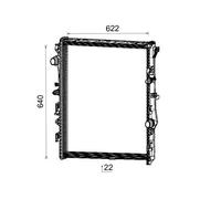 Mahle Radiator CR2732000P Fits Mercedes-Benz Sprinter