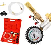 Engine Radiator Cooling System Coolant Vacuum Purge & Refill Tool Kit Set Automotive Pneumatic Antifreeze Filler