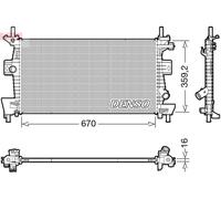Engine Radiator Fits Ford Focus C-Max Grand C-Max Denso DRM10114 OE 1727475