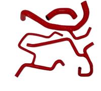 Engine Radiator Hose for Dodge for Challenger SRT8 6.4L V8 2012 2013 Silicone Radiator Heater Hose Car Engine Radiator Hoses Water Radiator Hose Black(Red)
