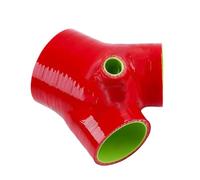 Engine Radiator Hoses Compatible With A6 AJK AZA C5 4B 1999 2000 2001 2002 For Allroad S4 B5 2.7T Engine Radiator Throttle Body Hose Air Intake Boot Pipe(Red)