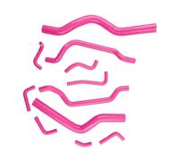 Engine Radiator Hoses Compatible with Mitsubishi for Eclipse 1G DSM 4G63T 1990 1991 1992 1993 1994 Car Accessories Silicone Radiator Coolant Pipe Tube Hose Kit(Pink)