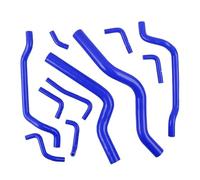 Engine Radiator Hoses Compatible with Mitsubishi for Eclipse 1G DSM 4G63T 1990 1991 1992 1993 1994 Car Accessories Silicone Radiator Coolant Pipe Tube Hose Kit(Blue)
