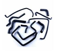 Engine Radiator Hoses Compatible with Peugeot 205 for GTI CTI 1.6L 1.9L 309 for GTI 8V Car Silicone Radiator Coolant Hose Tube Pipe Kit Water Tank Radiator Hose(Black)