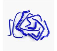 Engine Radiator Hoses Compatible with Peugeot 205 for GTI CTI 1.6L 1.9L 309 for GTI 8V Car Silicone Radiator Coolant Hose Tube Pipe Kit Water Tank Radiator Hose(Blue)