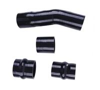 Engine Radiator Hoses Compatible with Toyota MR2 MK2 for Rev1-2 1989 1990 1991 1992 1993 2.0 for Turbo 3SGTE Engine Car Silicone Air Charge Cooler Intercooler Pipe Hose(Black)