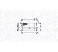 Engine radiator MAGNETI MARELLI 350213215100 for DUCATO Van (250_) 2.3 2011-2014