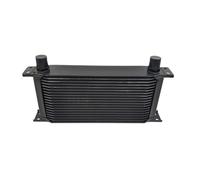 Engine Radiator Universal Engine Oil Cooler AN10 7/10/13/16/19/25 Rows Oil Cooler Radiator Engine Transmission Oil Cooler Silver/Black Oil Cooler Engine(WHITE)