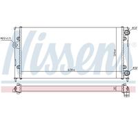NISSENS Coolant Radiator 651931 for SEAT CORDOBA (1993) 1.8 etc