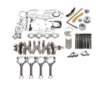 Engine Rebuild Kit With Gasket Piston Crankshaft ConRod Bearing Set Timing Chain Compatible With 1.6 L T G4FJ Kona Sonata 1.6T