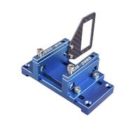 Engine Run in Test Stand CNC Machined Sturdy Vibration Dampening Aircraft Model Engine Break in Metal, Blue