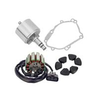 engine Seal Kit Motorcycle Stator Coil Flywheel Rotor Magneto Stator Gasket Rubber For Y&amaha YZFR1 2004-2008 FZ8 FZ8N FZ8S(Type A)