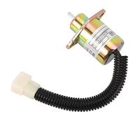 Engine Shut Off Solenoid Valve 1503ES - 12A5UC5S, DC 24V Flameout Solenoid Valve with Steel Shell, Replacement for 05 Series Tractors and Heavy Equipment