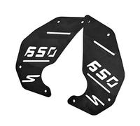 Engine Side Cover Plate Stator Crash Pad Protector Chain Guard For Kawasaki Vulcan S EN VN 650 2015-2020(Black 2)