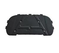 Engine Sound Insulation Compatible with 1 Series E81 E82 E88 E87 120I 128I 130I 135I 2007 2008 2009 2010 2011 Bonnet Heat Soundproof Mat Front Engine Hood Insulation Pad(Black)