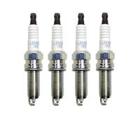 Engine spark plug 18855-10060 LZKR6B-10E 4/6PCS Normal Spark Plug Compatible With Hyundai I20 I30 I35 IX20 Kia Soul Venga Rio Cee'd Carens Iridium Platinum Spark Plug Compatible(Color:4 Spark Plugs)