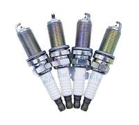 Engine spark plug 4pcs 12290-RBJ-003 DILFR6F11G Dual Iridium Spark Plug Compatible With Honda Insight 1.3L Hybrid Civic 1.5L 12290RBJ003 DILFR6F-11G Iridium Platinum Spark Plug Compatible