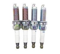 Engine spark plug 4pcs ILZKAR8H8S 12290-59B-003 Iridium Spark Plugs Compatible With Honda Civic Accord URV 1.0T 1.5T Earth ILZKAR8H8S-95112 Iridium Platinum Spark Plug Compatible