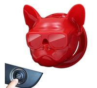 Engine Start Button Cover,Engine Ignition Start Cover Anti-Scratch | Stylish Protective Button for Car Ignition