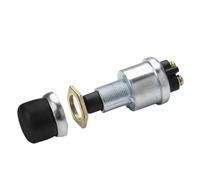 Engine Start Stop Button Fit For Car 50A 12V 24V Waterproof Push Button Starter Switch Truck Engine Start Starter Horn Replacement Ignition Barrel