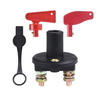 Engine Start Stop Button Fit For Marine Fit For Boat On-Off 2 Position Battery Disconnect Switch With 2 Keys 12-24V Battery Kill Switch Ignition Barrel(C)