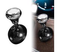 Engine Start Stop Button Rocker for Cars, Effortless Installation and Operation, Zinc Alloy for Long Lasting Performance in Any Vehicle (Silver)