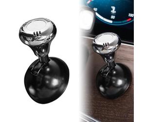 Engine Start Stop Button Rocker for Cars, Effortless Installation and Operation, Zinc Alloy for Long Lasting Performance in Any Vehicle (Silver)