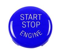Engine Start Stop ButtonIgnition Barrel Engine Start Stop Switch Button Replace Cover Fit For BMW E Chassis X1 X3 X5 X6 Series E90 E91 E92 E93 E60 E84 E83(Blue)