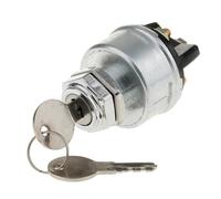 Engine Start Stop ButtonIgnition Barrel Universal Ignition Key Switch Lock Flush Mount 2-Key 3 Position OFF ON Start Fit For Tractor Forklift Tuning Truck