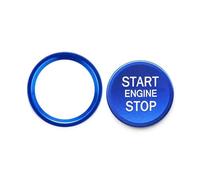 Engine Start Stop Push Button Cover Ignition Ring For A4 A5 | For B9 B8 BT A7 C7 4GB Q5 8R(BLUE)