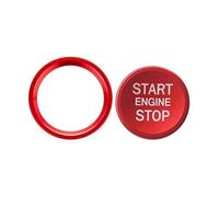 Engine Start Stop Push Button Cover Ignition Ring For A4 A5 | For B9 B8 BT A7 C7 4GB Q5 8R(RED)