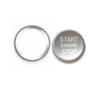 Engine Start Stop Push Button Cover Ignition Ring For A4 A5 | For B9 B8 BT A7 C7 4GB Q5 8R(Silver)