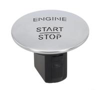 Engine Start Stop Push Button for Mercedes-Benz Keyless Go | Chrome Silver Switch Knob Cover | Interior Dashboard Control Part Compatible with W204 W212 W221 Series
