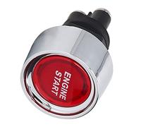 Engine Start Stop Push Button Switch 50A ABS 12-24V for Sports Car - One Operation, Durable Construction, Ideal for Racing and High End Vehicles