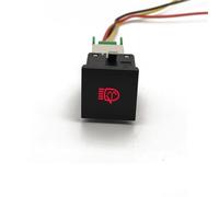 engine start switch Car LED DRL Light Radar Power On Off Camera Anti-side Slip Switch Button Fit For VW Golf 6 V Jetta MK5 Caddy Scirocco(Headlight Cleaning)