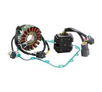 Engine Stator Coil Compatible With Kymco For Maxxer 300 T3B 2020-2021 For Mongoose 250 2003 2004 2005 2006 2007 2008 2009 Stator Generator Regulator Rectifier Gasket